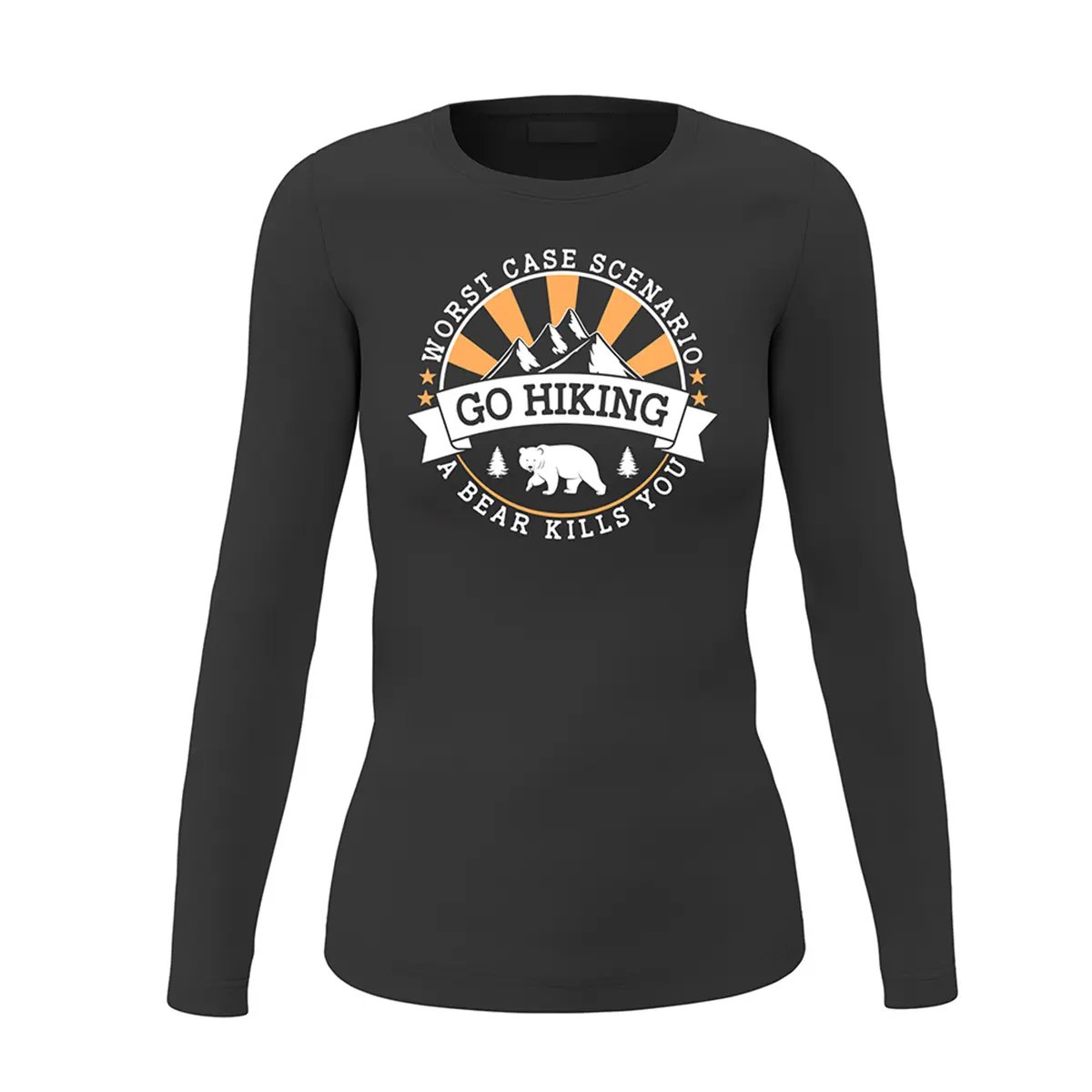 Hiking Worst Case Scenario Women Long Sleeve Shirt