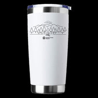 Thumbnail for Camping Triangles 20 Tumbler White