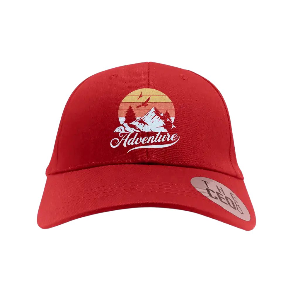 The Mountains Are Calling Embroidered Baseball Hat