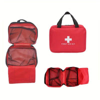 Thumbnail for 173pcs Large First Aid Kit: Portable Bag For Outdoor Hunting, Hiking, Camping And More - Including Emergency Supplies!