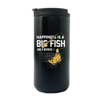 Thumbnail for Happiness is a Big fish And a Witness 14oz Tumbler Black