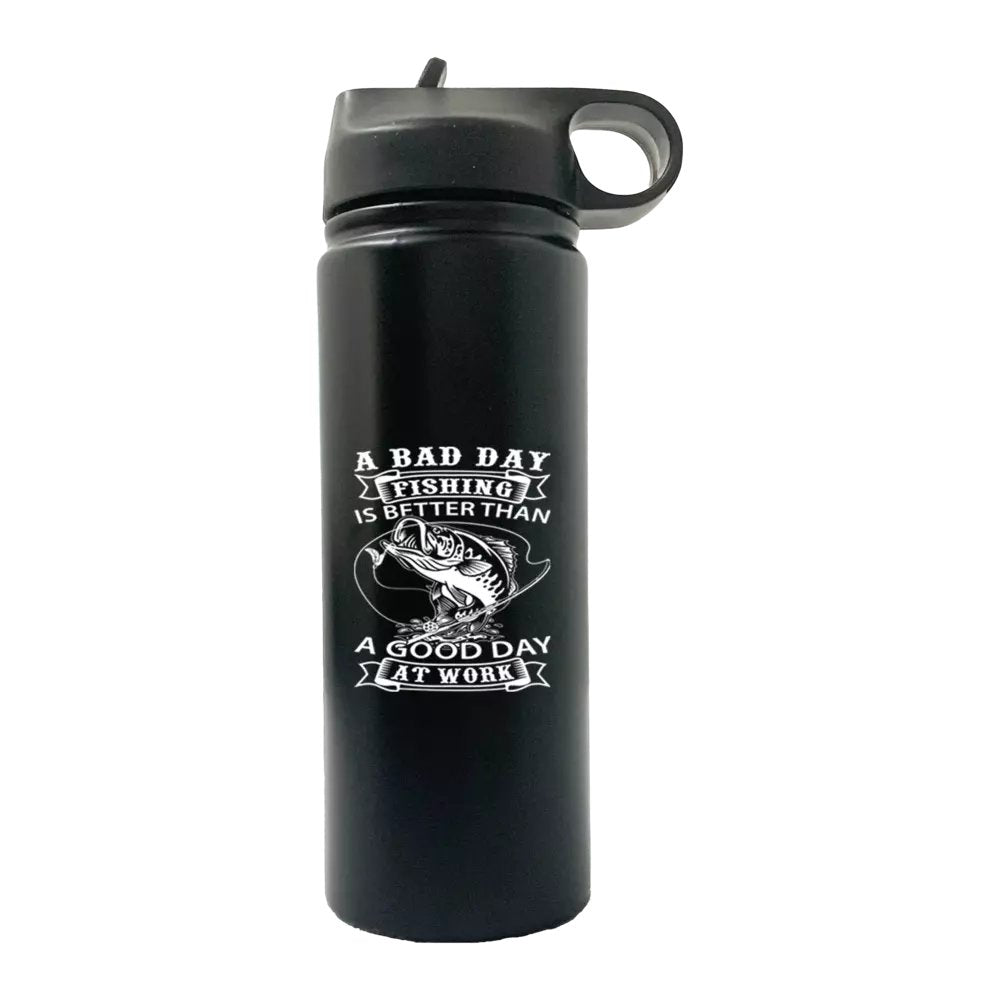 A Bad Day At Fishing 20oz Sport Bottle