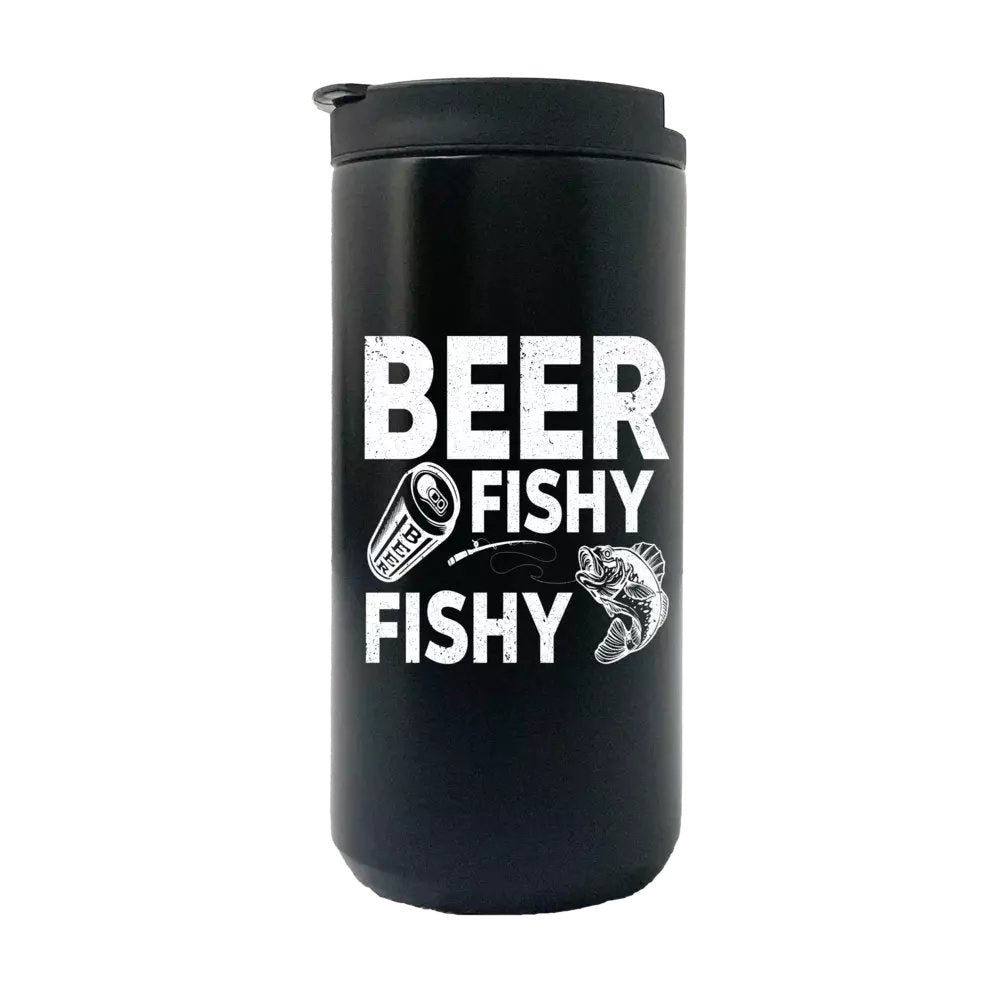 Beer Fishy Fishy 14oz Tumbler black