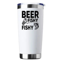 Thumbnail for Beer Fishy Fishy 20oz Tumbler White