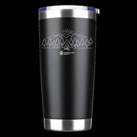 Thumbnail for Camping Triangles 20 Tumbler Black