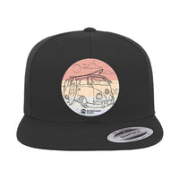 Thumbnail for Kombi Camping Printed Flat Bill Cap