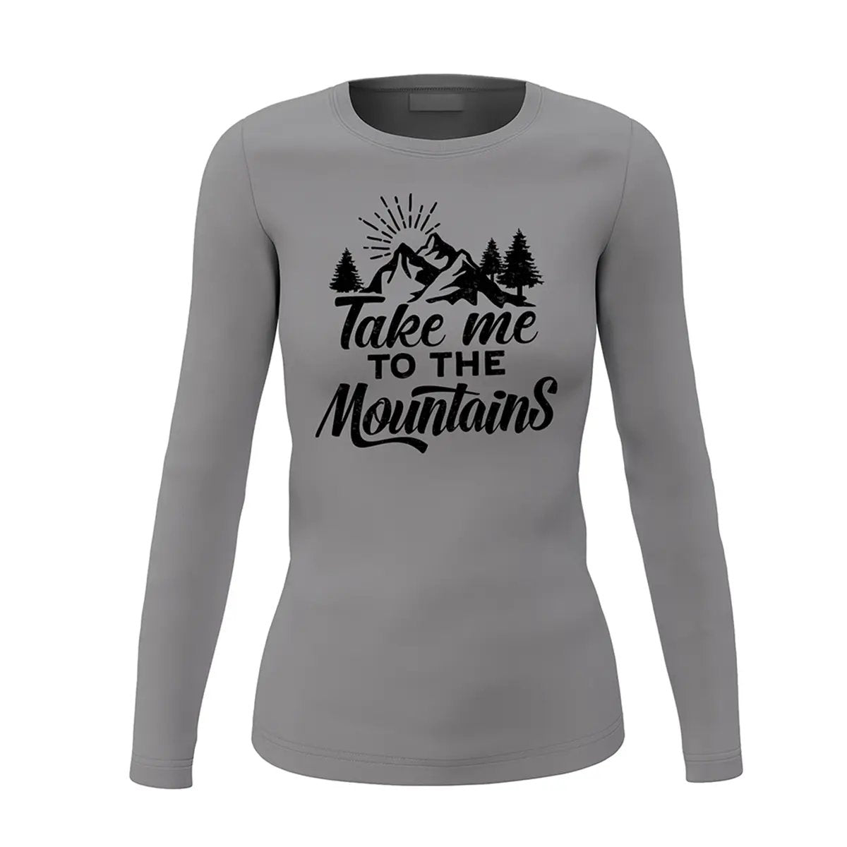 Hiking Take Me To The Mountains Women Long Sleeve Shirt