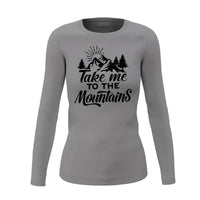 Thumbnail for Hiking Take Me To The Mountains Women Long Sleeve Shirt