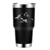 Thumbnail for Mountain Cycling 30oz Double Wall Stainless Steel Water Tumbler Black