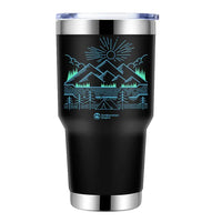 Thumbnail for Camping Lines 30oz Tumbler Black