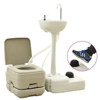 Thumbnail for Portable Camping Toilet and Handwasher Stand