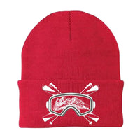 Thumbnail for Ski Goggles Embroidered Beanie