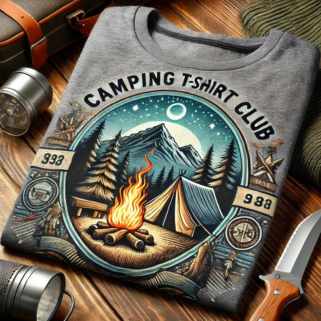 Camping T-Shirt Club - Grey