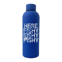 Thumbnail for Here Fishy Fishy 17oz Stainless Rubberized Water Bottle