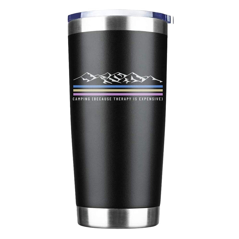 Camping Lines 20oz Insulated Vacuum Sealed Tumbler