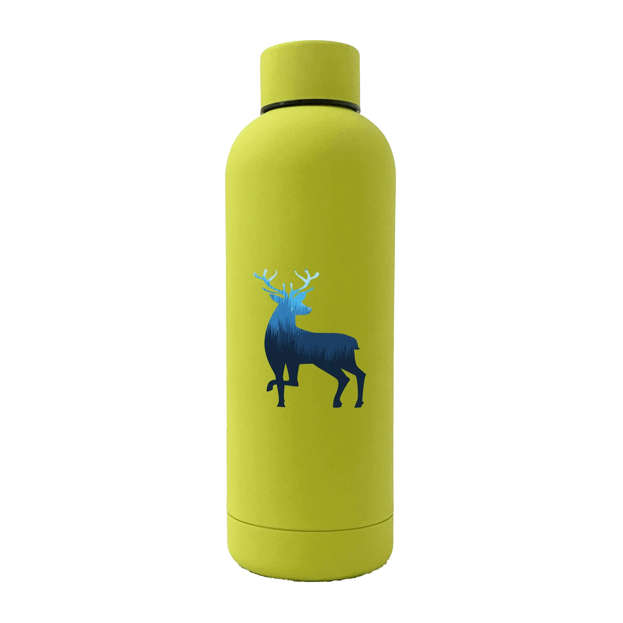 Deer Color 2 17oz Stainless Rubberized Water Bottle