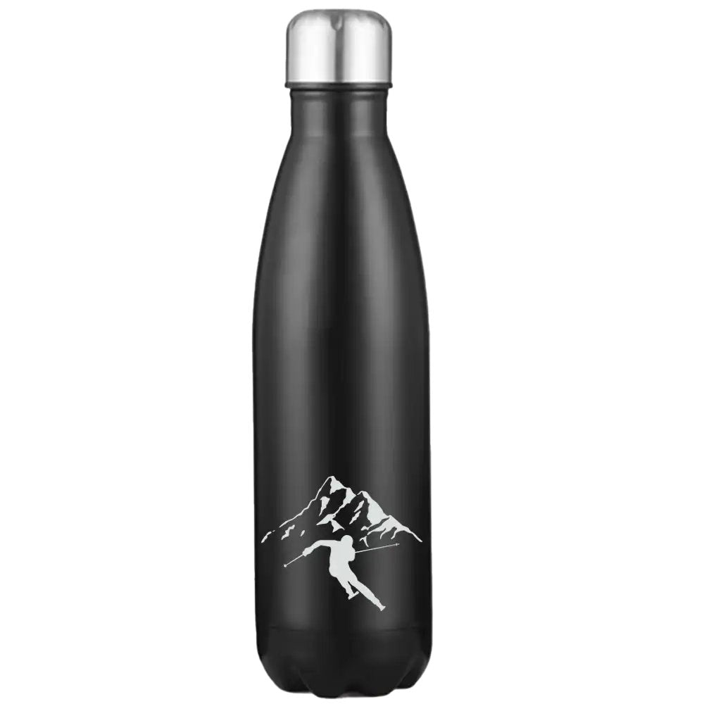 Run From The Avalanche 17oz Stainless Water Bottle Black
