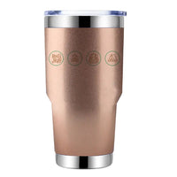 Thumbnail for Camp Life 30oz Tumbler Rosegold