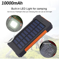 Thumbnail for Waterproof Solar Charging 10000mAh Battery Backup