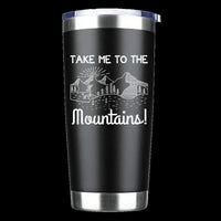 Thumbnail for Hiking Take Me To The Mountains 20oz Tumbler Black