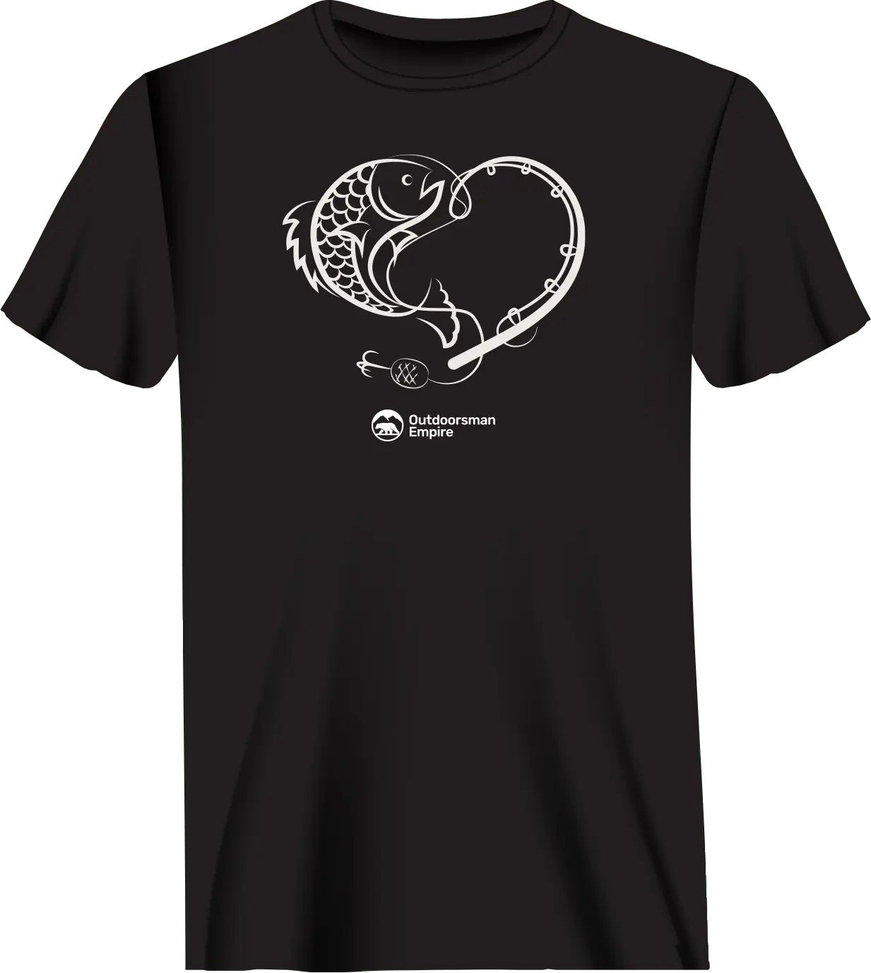 Fishing Heart Man T-Shirt