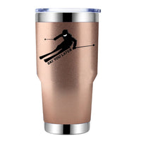 Thumbnail for Ski You Later 30oz Double Wall Stainless Steel Water Tumbler Rosegold