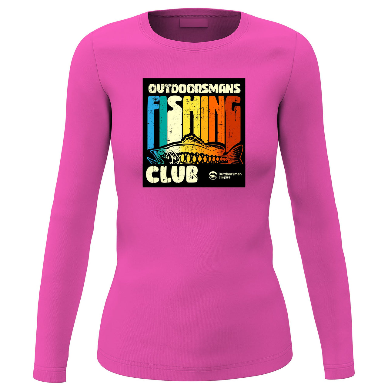 Outdoorsman Fishing Club' Long Sleeve for Women