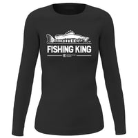 Thumbnail for Fishing King' Women Long Sleeve Shirt