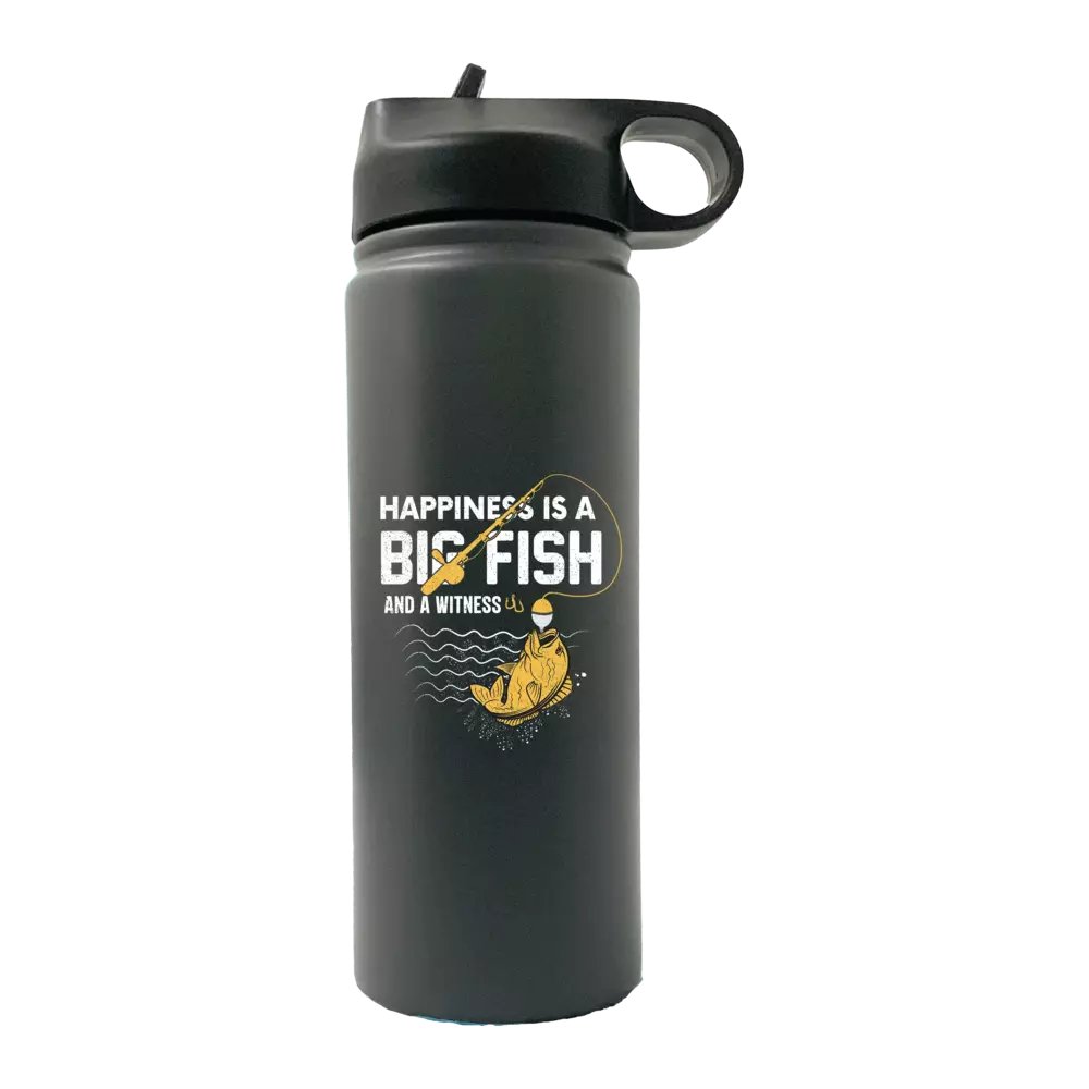 Happiness Is A Big Fish 20oz Sport Bottle