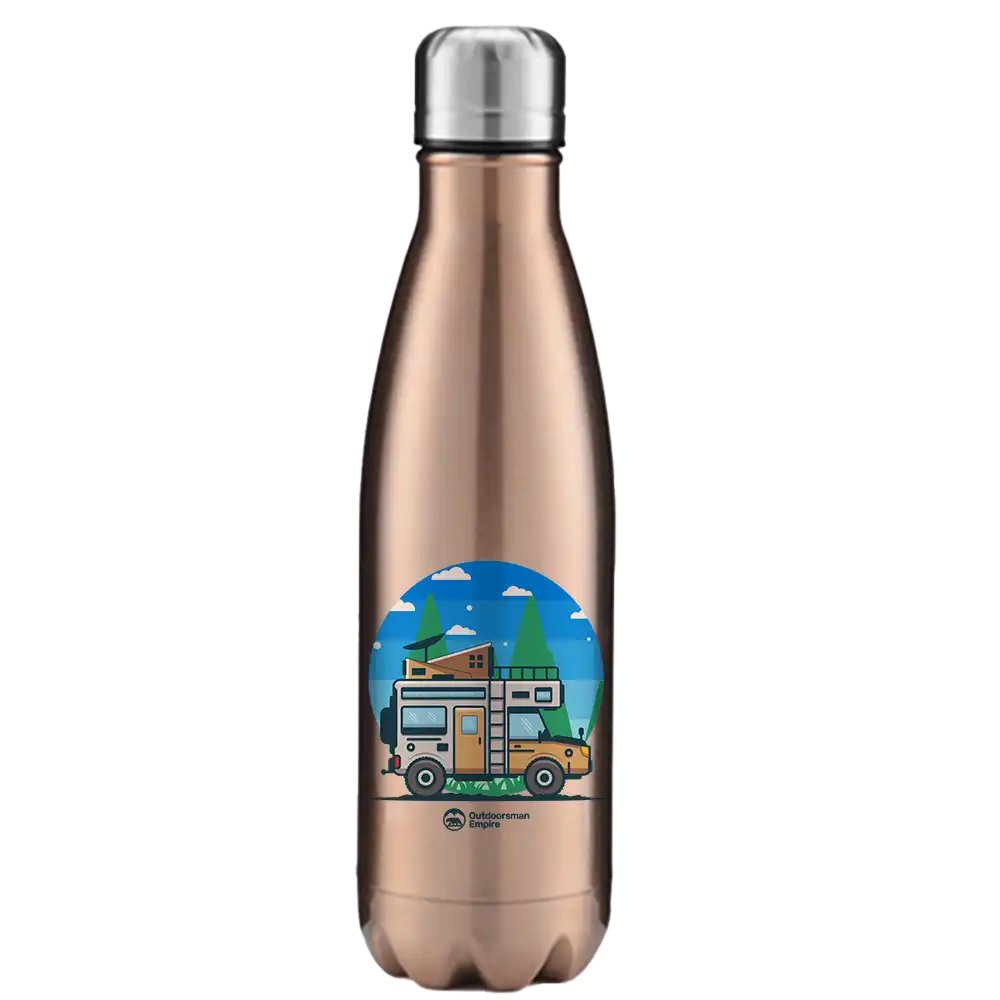Funny Camping 17oz Stainless Water Bottle