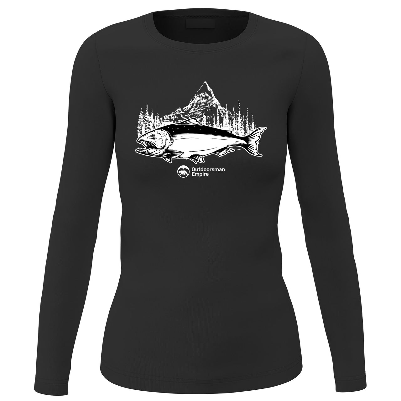 Fishing Mountain' Long Sleeve for Women