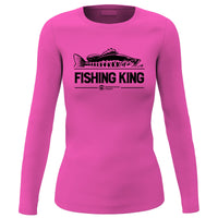 Thumbnail for Fishing King' Women Long Sleeve Shirt