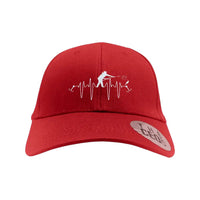 Thumbnail for Fishing Heart Beat Embroidered Baseball Hat