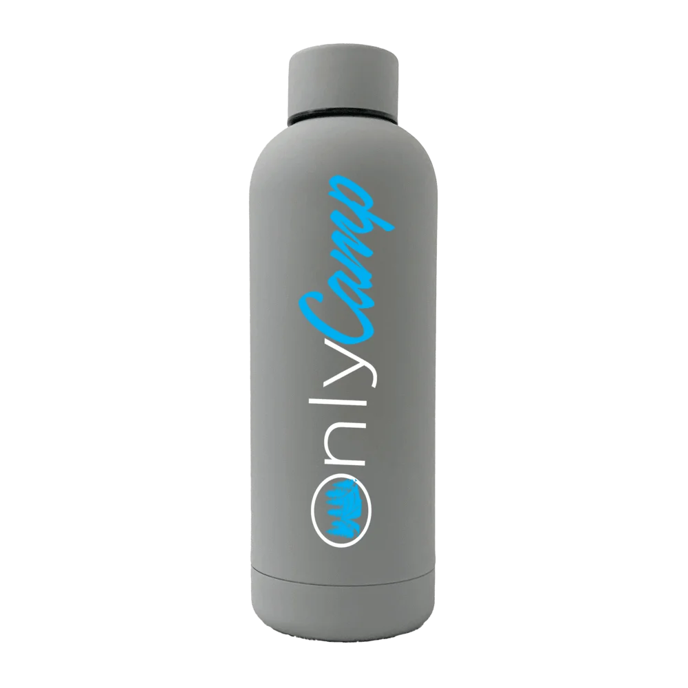 Only Camp 17oz Stainless Rubberized Water Bottle