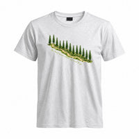 Thumbnail for May include a Sport Grey The Trail Knows Where You Need to Go T-Shirt featuring an inspirational hiking graphic with outdoor adventure artwork for hikers, campers, backpackers, and nature lovers.
