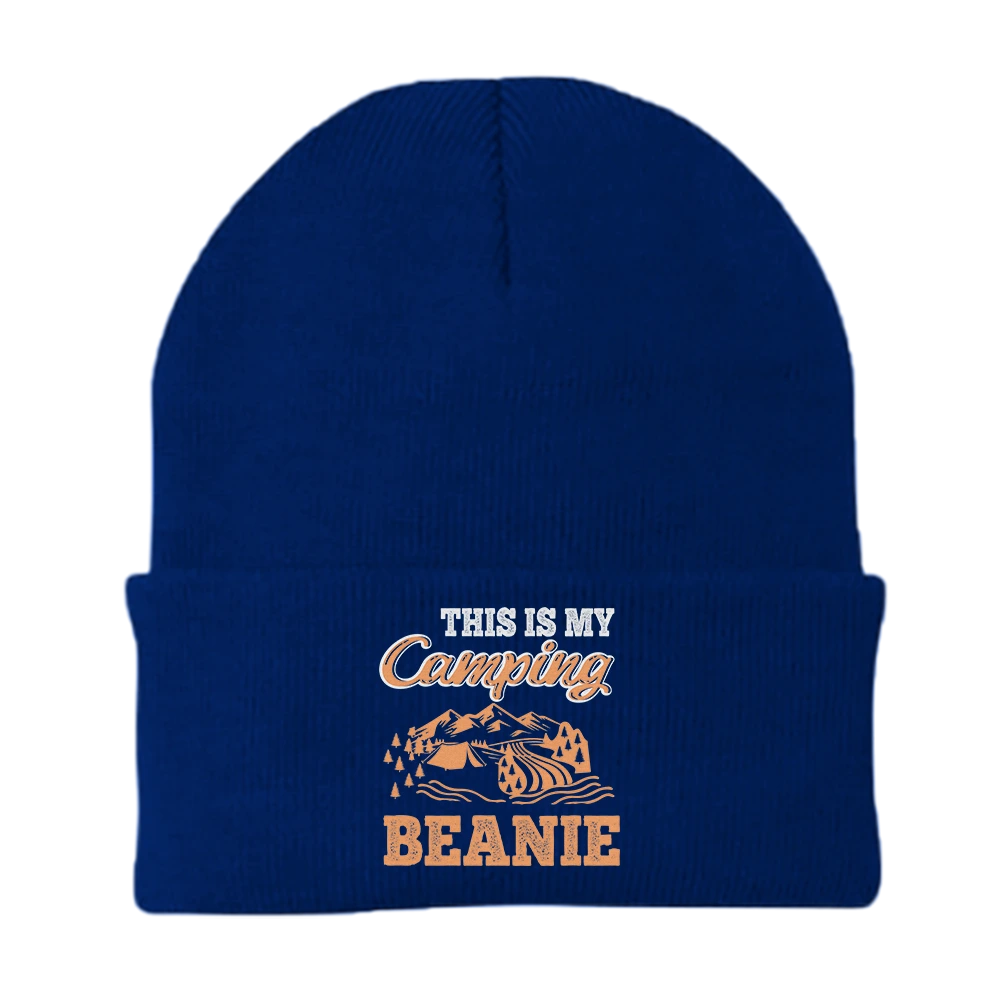 This Is My Camping Embroidered Beanie