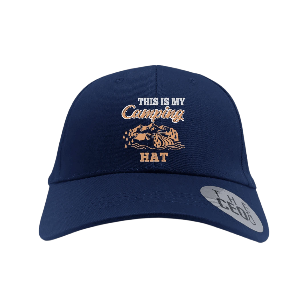 This Is My Camping Embroidered Baseball Cap