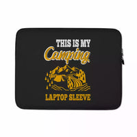Thumbnail for This Is My Camping Laptop Sleeve