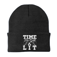 Thumbnail for Time to Get Lit Embroidered Beanie