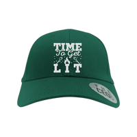 Thumbnail for Time to Get Lit  Embroidered Baseball Hat