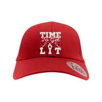 Thumbnail for Time to Get Lit  Embroidered Baseball Hat