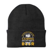 Thumbnail for Weekend Forecast, Camping with 100% Beer Embroidered Beanie