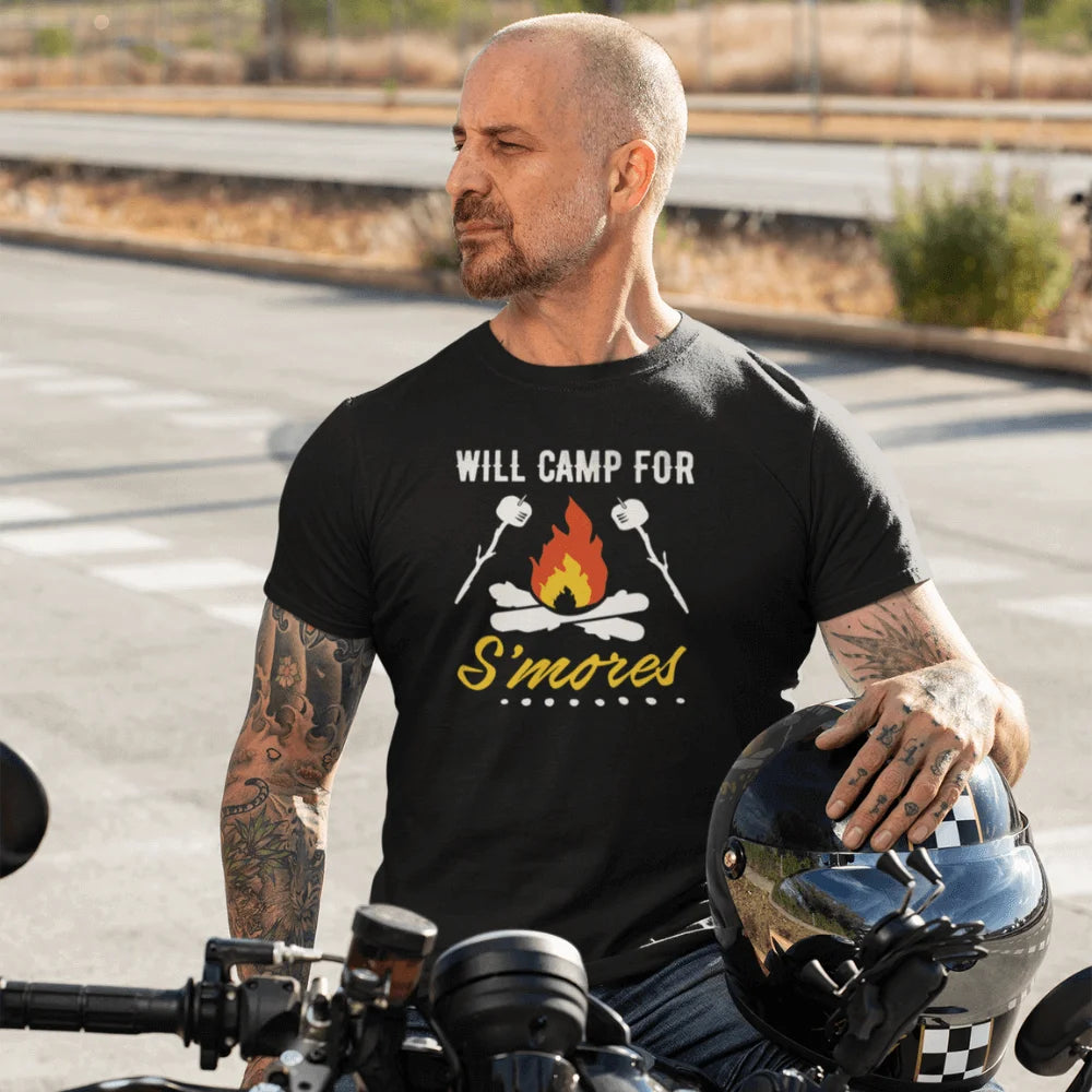 Will Camp For Smores Man T-Shirt