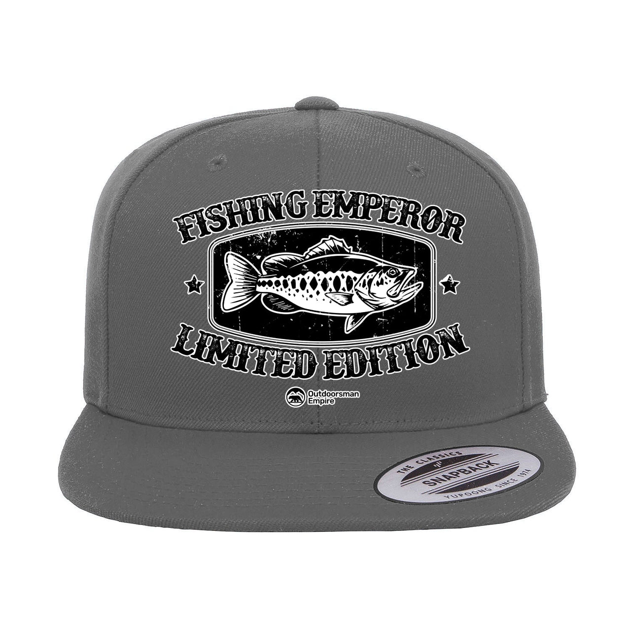 Fishing Emperor Limited Edition Embroidered Flat Bill Cap
