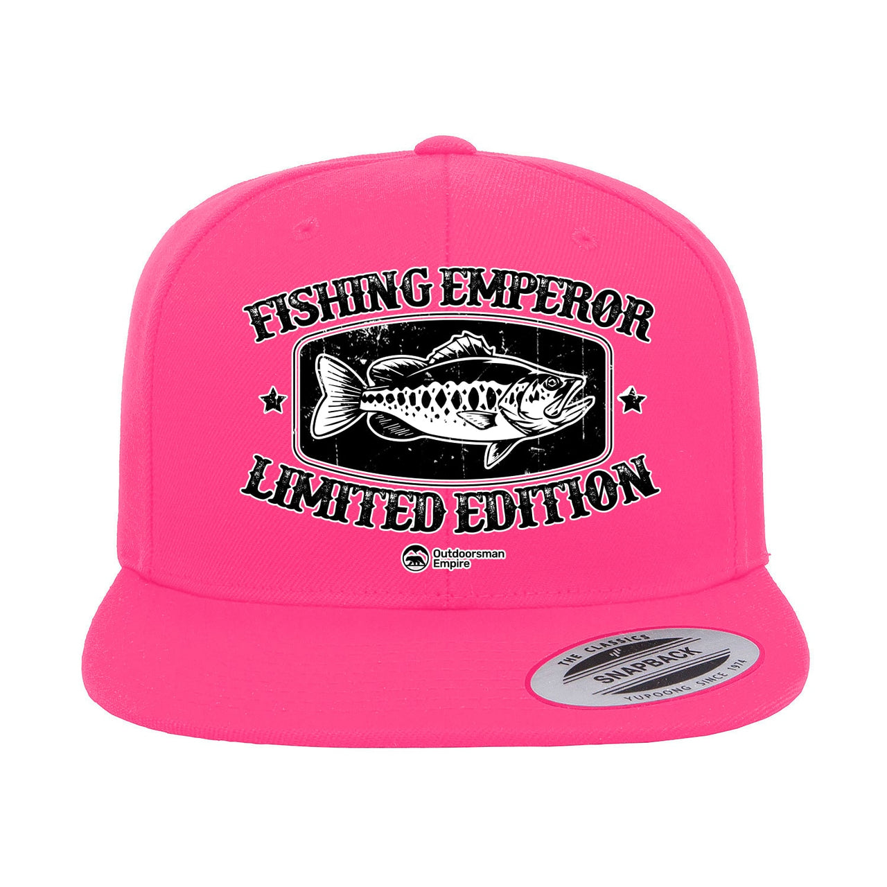 Fishing Emperor Limited Edition Embroidered Flat Bill Cap