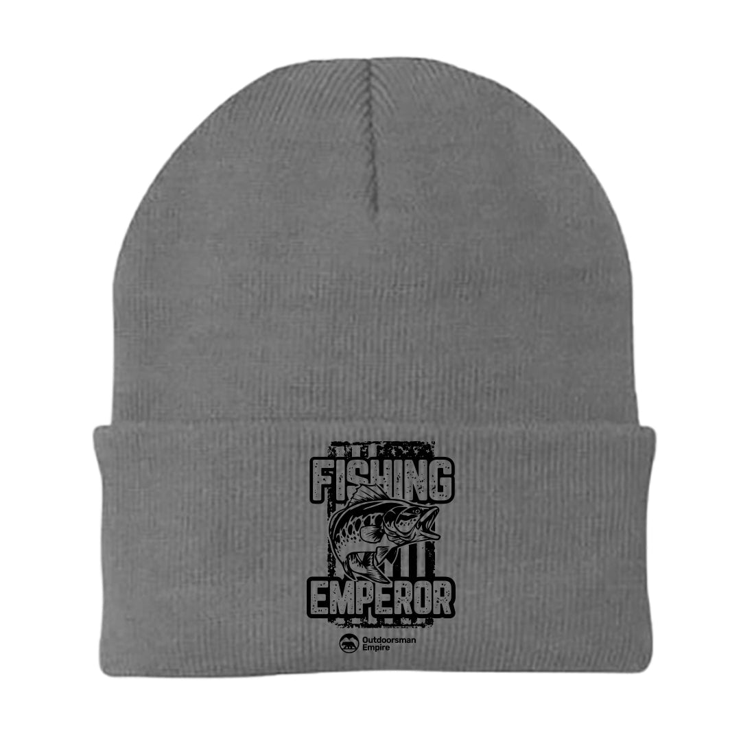 Fishing Emperor v4 Embroidered Beanie