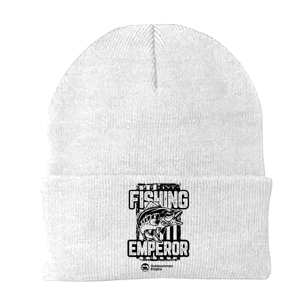 Fishing Emperor v4 Embroidered Beanie