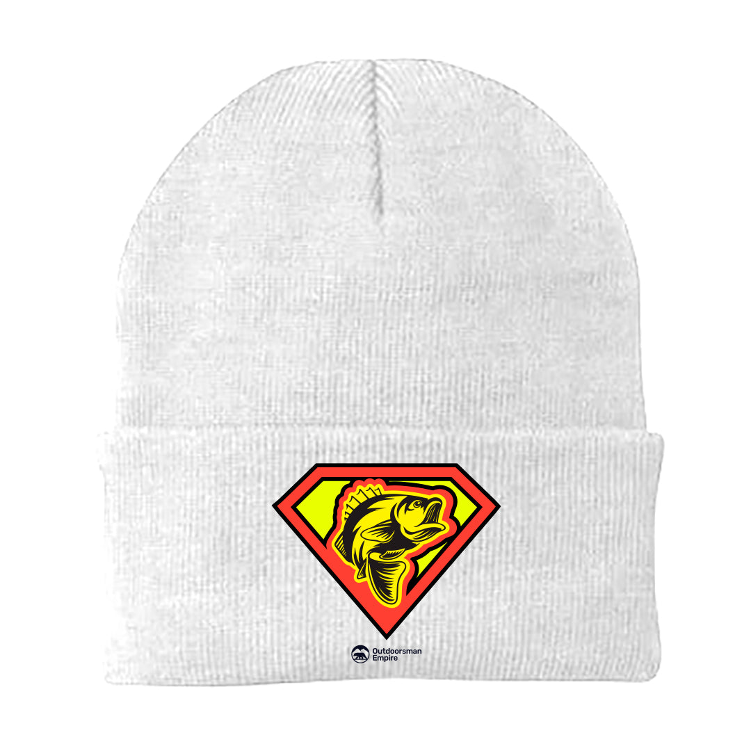 Super Fishing Embroidered Beanie