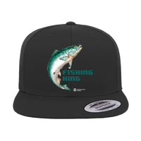 Thumbnail for Fishing Pixelated Embroidered Flat Bill Cap