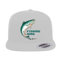 Thumbnail for Fishing Pixelated Embroidered Flat Bill Cap